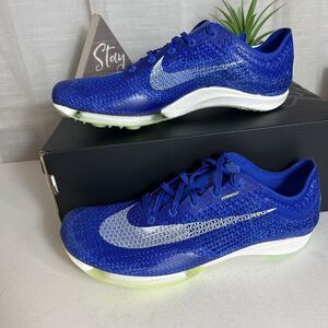 Nike‎ Air Zoom Victory Distance Spikes Racer Blue CD4385-400 Men's Size 10.5